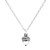 Sterling Silver 3D Petite Acorn Charm Necklace  18inch