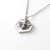Sterling Silver Honeycomb Bumble Bee Charm Necklace  18inch  -small size-