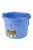 Miller Manufacturing P8FBBERRYBLUE Plastic Flat Back Bucket for Horses  8-Quart  Berry Blue