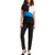DKNY Womens Colorblock Asymmetric Top B W XS