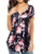 AMCLOS Womens Tops Floral Summer V Neck T-Shirts Swing Ruffle Blouses Button up Tunic Casual Flowy Loose Short Sleeve -A-Floral-01  X-Large-
