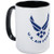 CafePress U.S. Air Force Coffee Mug  Large 15 oz. White Coffee Cup