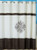 Lavish Home Lewiston Embroidered Shower Curtain with Grommets