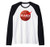 flat mars society Raglan Baseball Tee