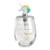 Wild Eye Designs Stemless 16oz Wine Glass & Stopper Set (Rainbow Unicorn)