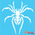 Stencil - Spider Stencil - DIY Craft Best Vinyl Large Stencils for Painting on Wood  Canvas  Wall  etc.-S -14inch  x 15inch -- Brilliant Blue Color Material