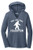 Ladies Hoodie Shirt Hide  and  Seek Champion Funny Sasquatch Bigfoot Graphic Tee Navy Frost M