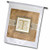 3dRose fl_186366_1 T Initial Vintage Elegant Vines and Flowers in Sepia and Pewter Look Garden Flag  12 by 18-Inch