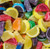 ASSTD MINI FRUIT SLICES NOSTALGIC JELLY SLICES 1 lb-by NUTS N MORE