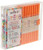 WAFF  Customizable Spara Notebook   Journal Combo  Medium  4 inches x 6 inches  100 Silicone Tiles - Orange