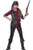 California Costumes Girls Renegade Pirate Child Costume  Black Red  Medium