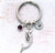 Mermaid Keychain for Women  Kids - Mermaid Keychains for Girls - Personalized Birthstone  and  Initial - Mermaid Christmas Gifts - Made in the USA