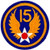 U.S. Air Force 15th Air Force Patch