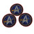 S Trek Blue Starfleet Command UFP Embroidered Iron on Patch Set of 3