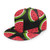 Adults Teens Snapback Flat Bill Brim Cap  Chic Watermelon Fruit Pattern  Cool Hip Hop Hat Trucker Sun Hat Breathable Adjustable Baseball Caps