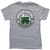 Peanuts Snoopy St Patricks Day Wake Me Adult Grey T-Shirt -Large-