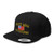 Speedy Pros Snapback Hats for Men  and  Women American Veteran Drug War A Embroidery Acrylic Flat Bill Baseball Cap Black