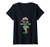 Womens I_m the Bougie Elf Matching Family Pajamas Christmas Gift V-Neck T-Shirt