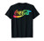 Coca-Cola Retro Rainbow Gradient Logo Graphic T-Shirt