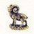 Mountain Goat Figurine Decorative Ibex Statue Bronze Miniature Figure
