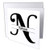 3dRose BrooklynMeme Monograms - Bold Script Monogram N - Nelson - 6 Greeting Cards with envelopes -gc_305697_1-
