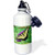 3dRose wb_113932_1 "Pretty Swallowtail Butterfly on a Purple Butterfly Bush Photograph" Sports Water Bottle, 21 oz, White