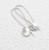 Tiny Hammered Disc Earrings in Sterling Silver