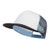 MG Flat Bill Foam Camo Mesh Trucker Cap - White Blue OSFM