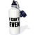 3dRose wb_223799_1 "I Cant Even Black" Sports Water Bottle, 21 oz, White