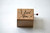 I love you engraved wooden music box with the melodie La vie en rose. Hand Cranked mechanism.