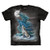The Mountain Men_s Dragon Wolf Moon T-Shirt Black XL