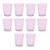 Color Changing Plastic Cups - 16 oz - 10 pack - Mood Color Change Stadium Beer Drinking Disposable Pong Party Cup - Magenta