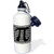 3dRose wb_164996_1 Pi Symbol Circle with Number To 26 Decimal Places-Black and White Sports Water Bottle, 21 oz, White