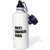 3dRose wb_179772_1 Best Dancer Ever - Fun Text Gifts For Fans Of Dance - Dancing Teachers Sports Water Bottle, Multicolor, 21 oz