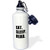 3dRose wb_180433_1 Eat Sleep Read - fun gift for reading fans bookworms and avid readers - Sports Water Bottle, 21oz