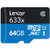 Lexar 64GB High-Performance UHS-I Class 10 A1 U3 V30 633x microSDXC Memory Card  95MB s Read