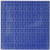 3dRose CST_215889_3 Blue & White Greek Key Pattern Ceramic Tile Coasters, (Set of 4)