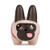 Kidrobot Pug  ~2.5inch  Kibbles _n Labbits by Frank Kozik Mini-Figure