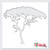 Stencil - African Savanna Tree Template Best Vinyl Large Stencils for Painting on Wood  Canvas  Wall  etc.-S -14inch  x 12inch -- Ultra Thick Exhibit Grade White Color Material