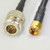 MPD Digital RF UHF VHF HF coaxial cable SMA male to N female pitail extension adapter Coax RG-58  20 inches