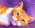 Orange Tabby Cat Art Print - Orange Tabby Cat Gifts - From Original Watercolor Painting by Ron Krajewski - Hand Signed in 8x10  and 11x14  Sizes