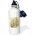 3dRose wb_110164_1 Peter Rabbit in The Garden-Vintage Art Sports Water Bottle, 21 oz, White