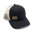 Grunt Style Hat - GS Logo Leather Patch Mesh Back Cap -Black  One Size-