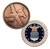 U.S. United States Air Force USAF - A-10 - Copper Plated Challenge Coin
