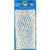 East Coast Dyes 12 Diamond Semi-Soft Wax Goalie Mesh Solid Color - White