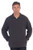 Gioberti Mens Half Zip Polar Fleece Jacket  Heather Charcoal  Medium