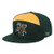 University of Vermont UVM Catamounts NCAA 7 Panel Flat Bill Snapback Baseball Cap Hat Green