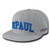 DePaul University Blue Demons NCAA Flat Bill Heather Gray Snapback Baseball Cap Hat