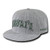 University of Hawaii Rainbow Warriors NCAA Flat Bill Heather Gray Snapback Baseball Cap Hat