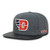 University of Dayton UDAYTON Flyers Melton Wool Vinyl NCAA Retro Flat Bill Officially Licensed Snapback Baseball Cap Hat Dark Gray